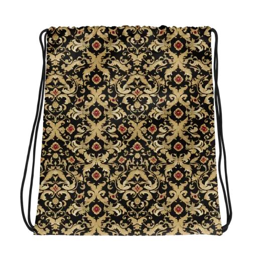 Noir Versailles on a Drawstring Bag