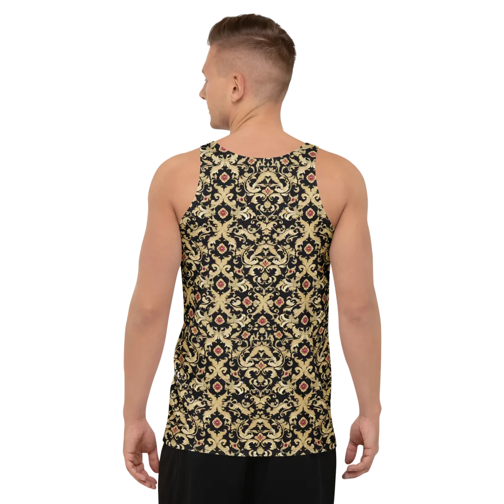 Noir Versailles on Men's Tank Top — Back