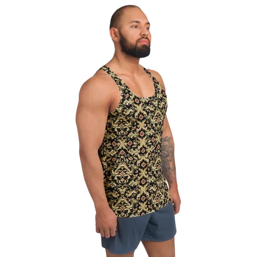Noir Versailles on a Men's Tank Top
