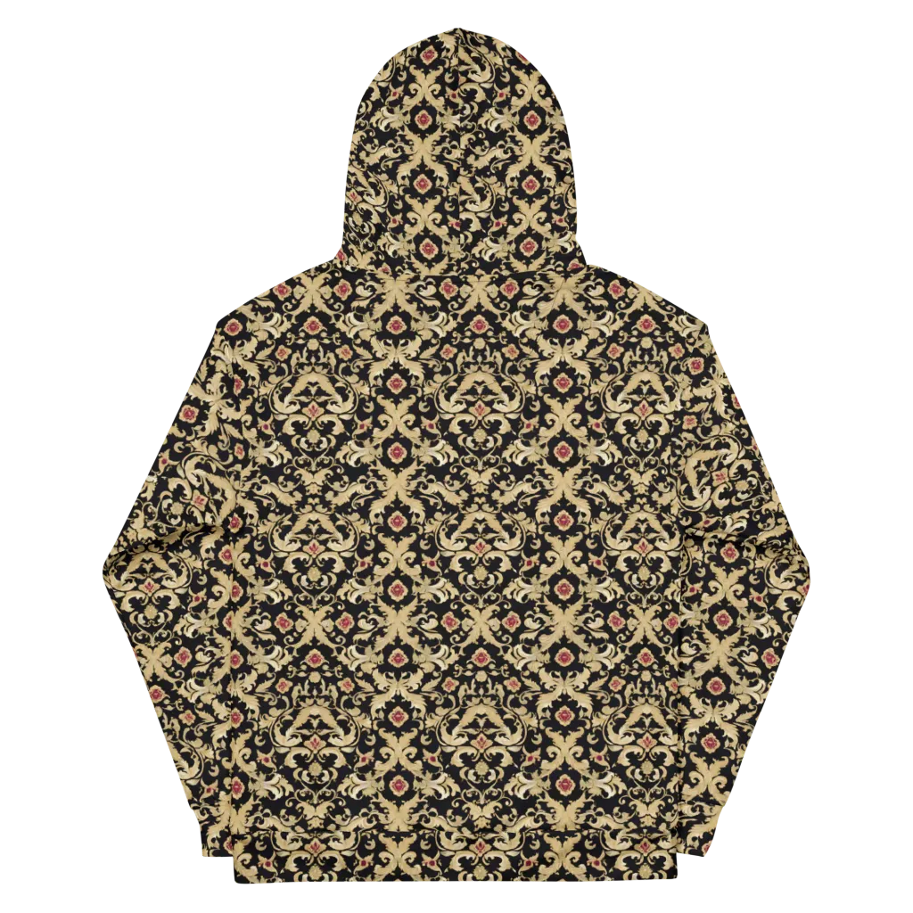 Noir Versailles on Cotton Hoodie — Back
