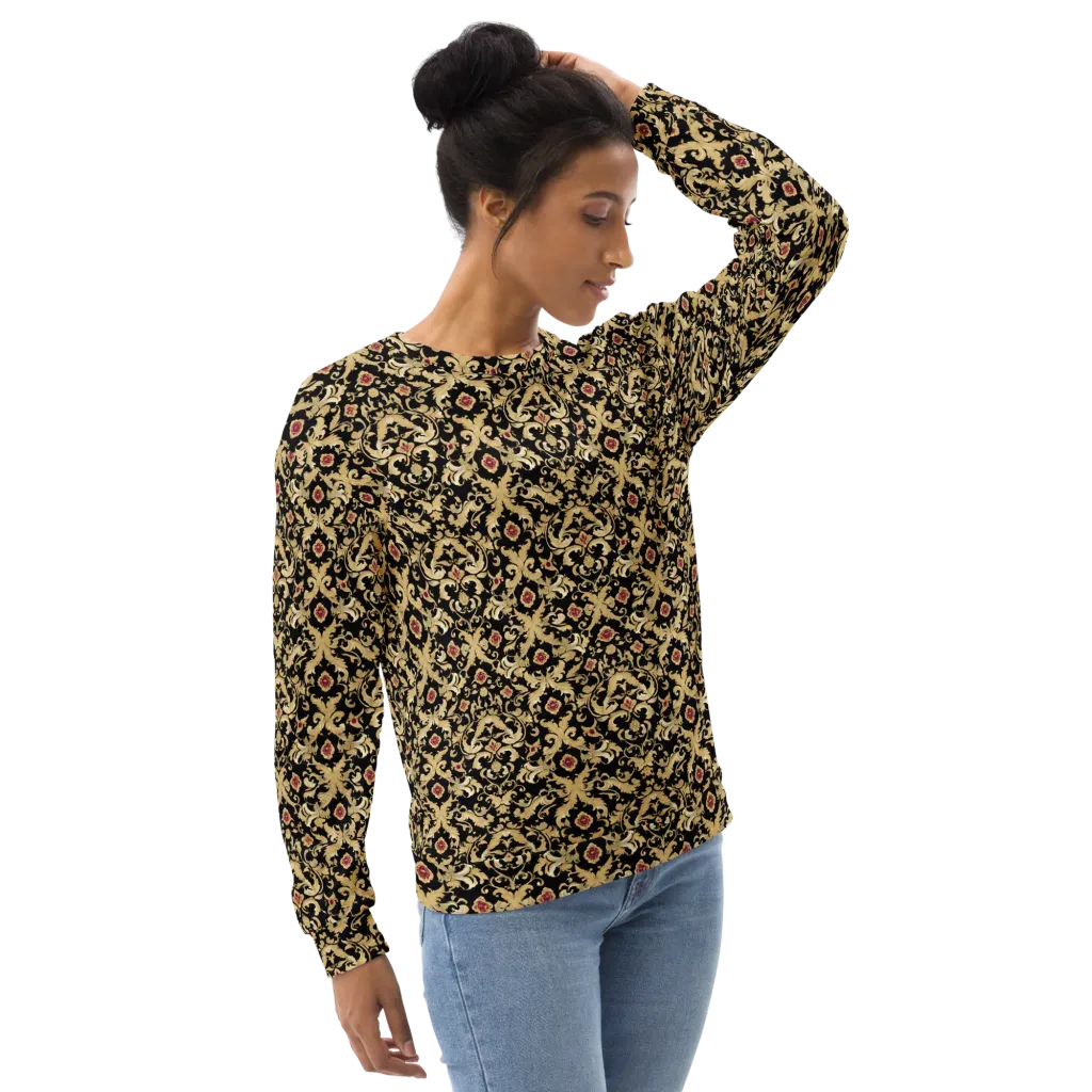 Noir Versailles on Sweatshirt — Right Front