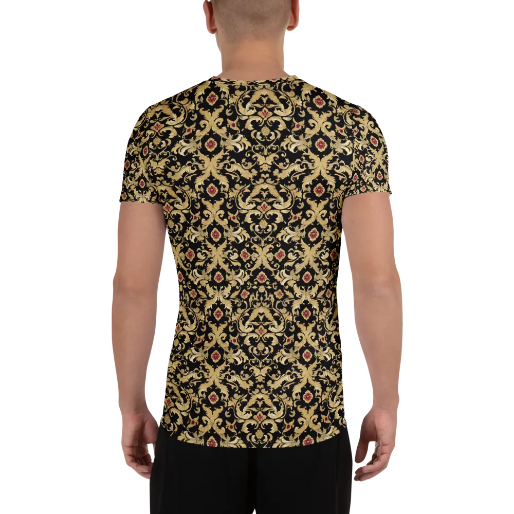 Noir Versailles on Men's Athletic T-Shirt — Back