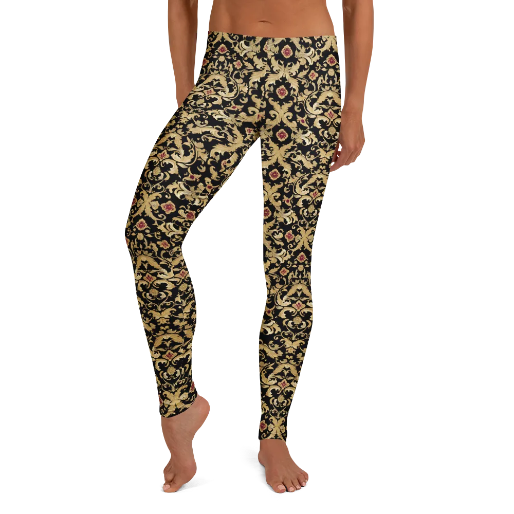 Noir Versailles on Leggings — Front