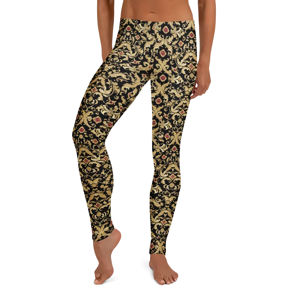 Noir Versailles on Leggings — Front