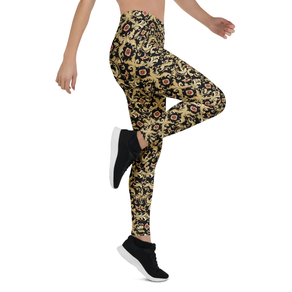 Noir Versailles on Leggings — Right