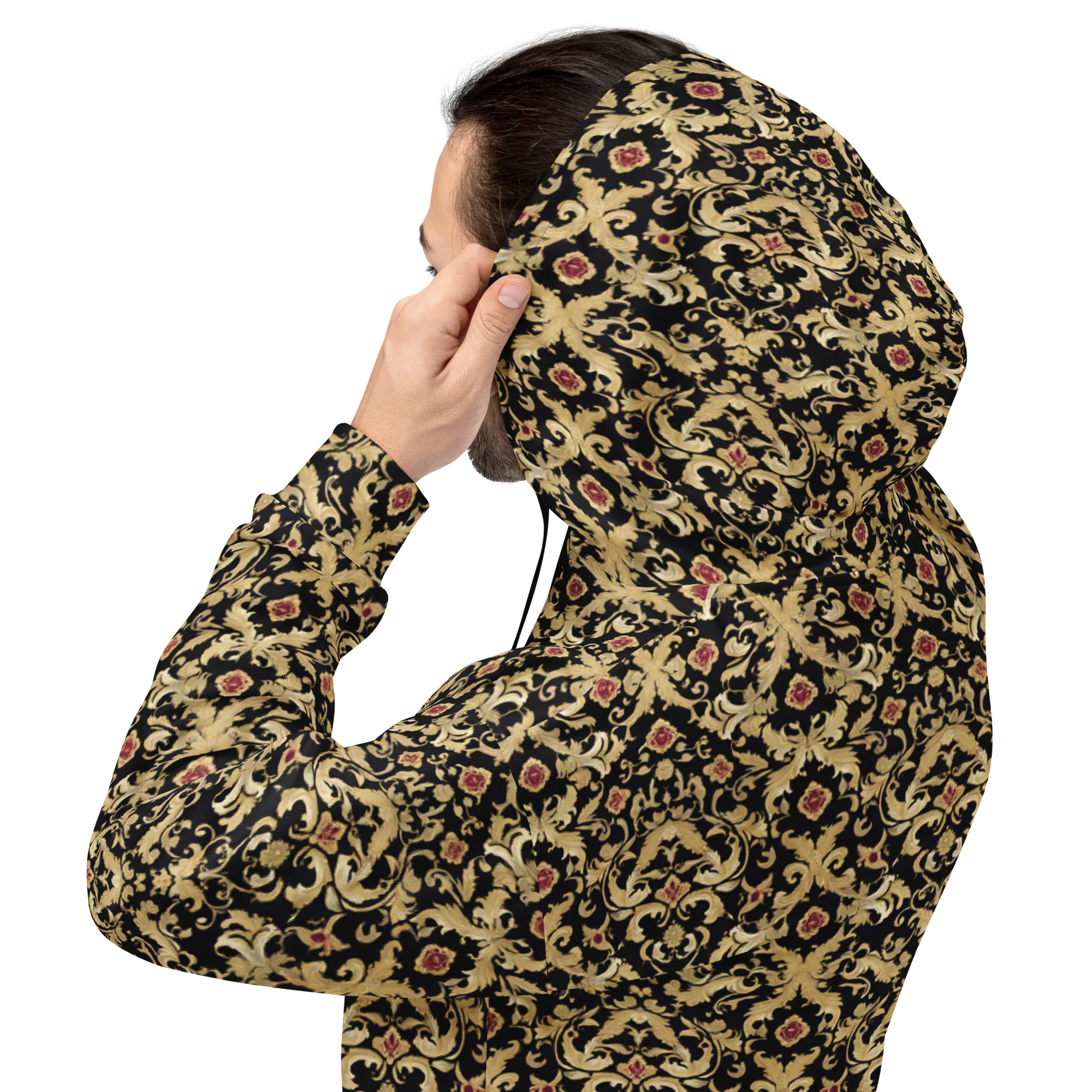 Noir Versailles on Hoodie — Back