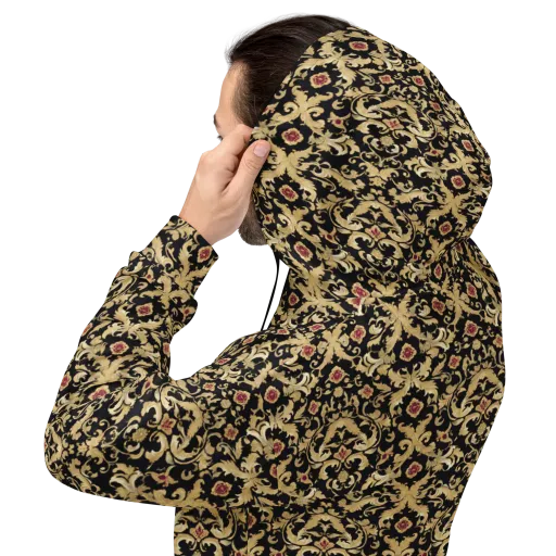 Noir Versailles on a Hoodie