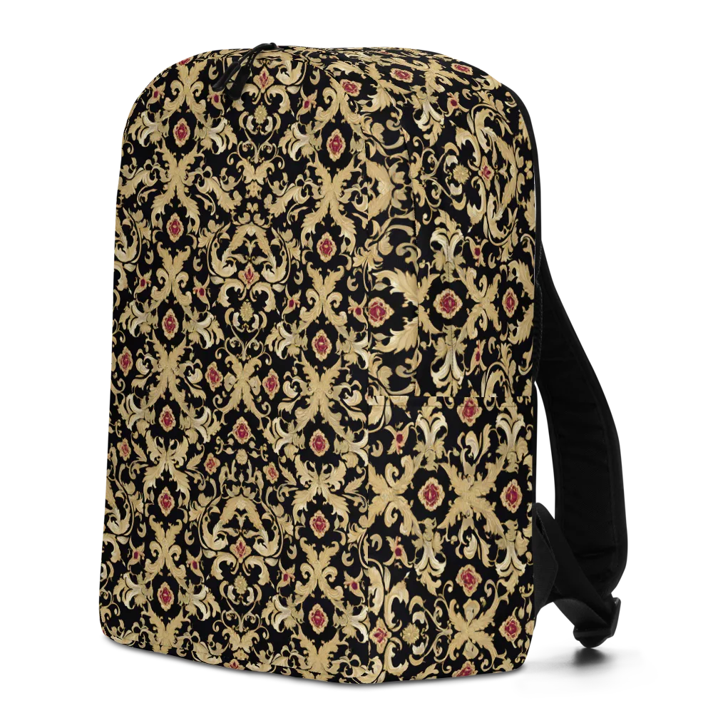 Noir Versailles on Minimalist Backpack — Left