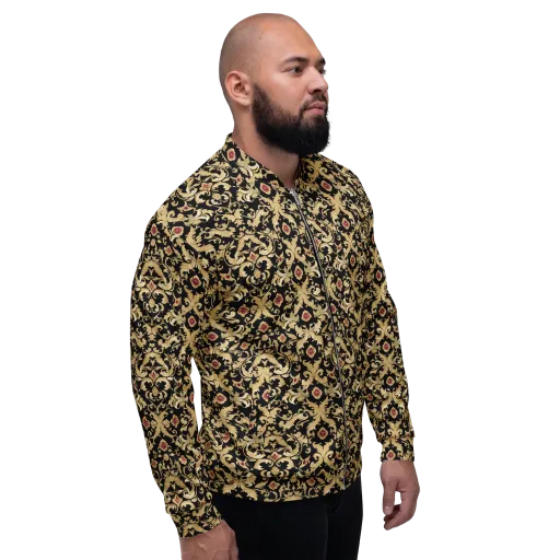 Noir Versailles on a Bomber Jacket