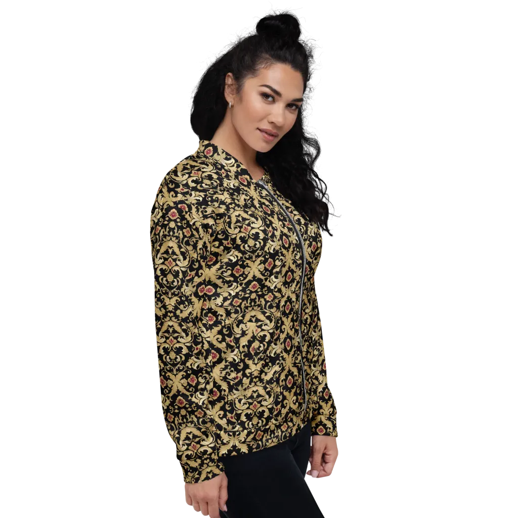 Noir Versailles on Bomber Jacket — Right