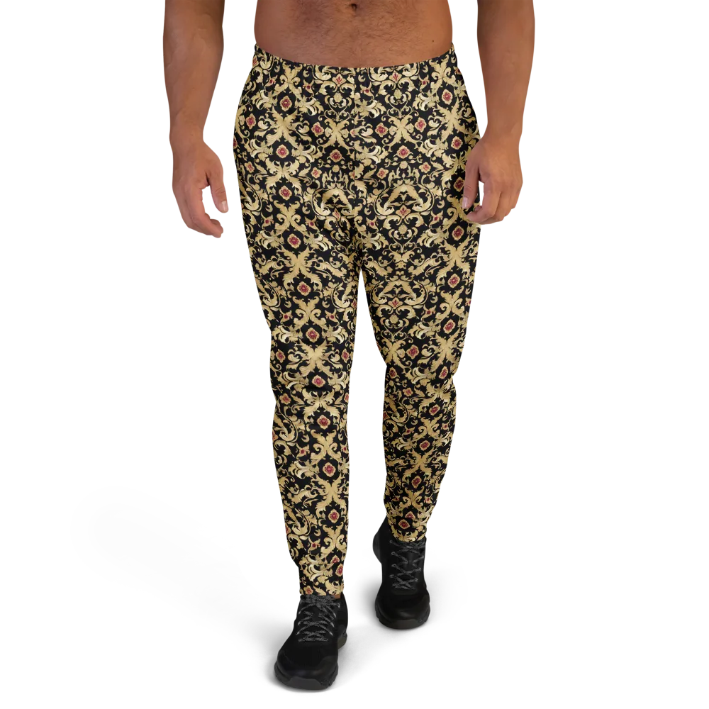 Noir Versailles on Men's Joggers — Front