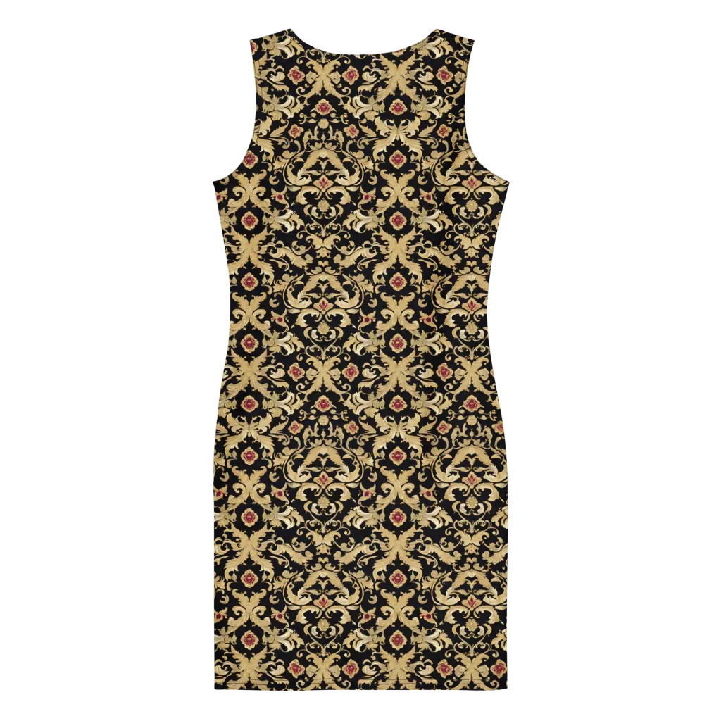 Noir Versailles on Bodycon Dress — Back
