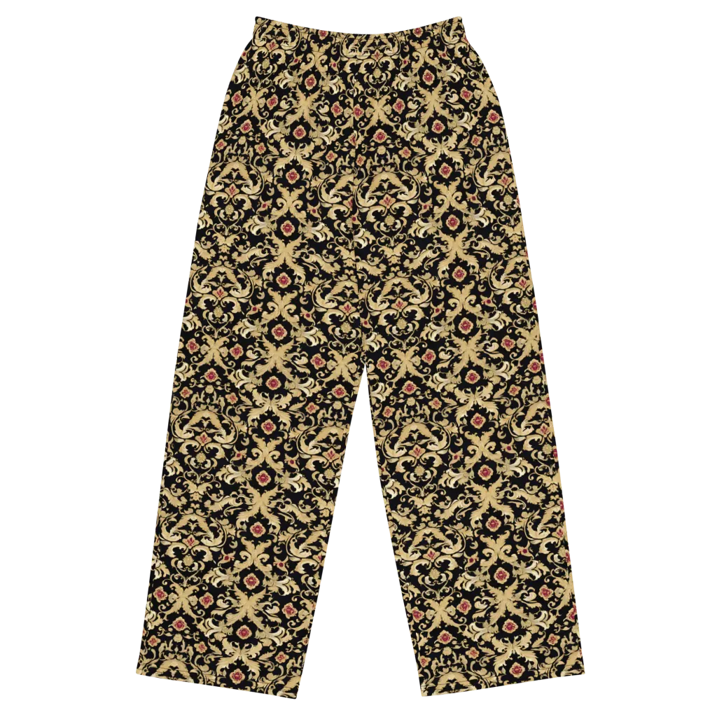 Noir Versailles on Wide-Leg Pants — Front