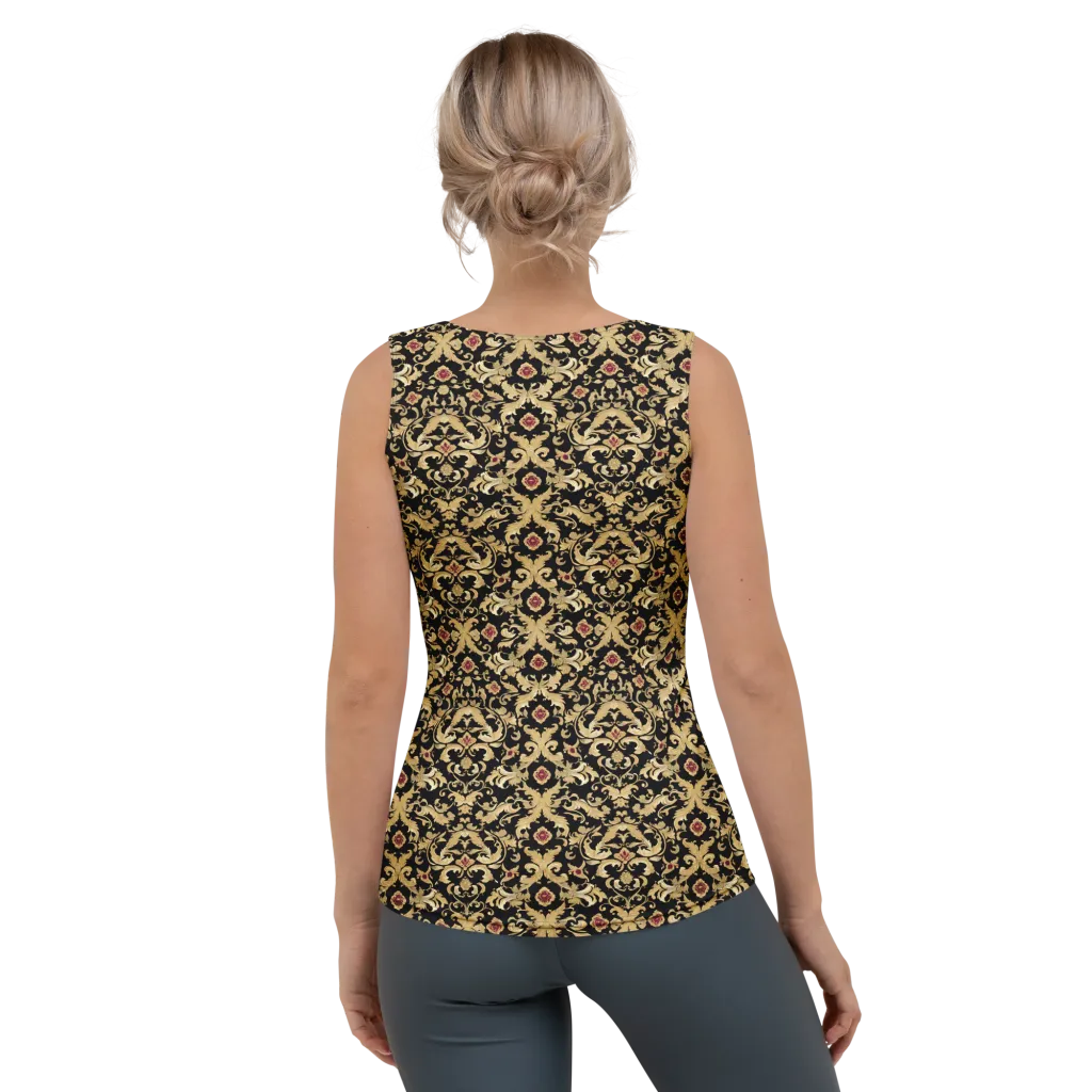 Noir Versailles on Women's Tank Top — Back