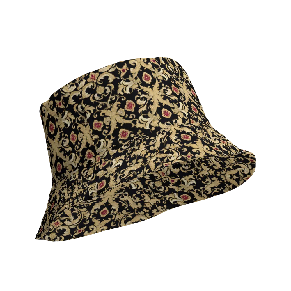Noir Versailles on Reversible Bucket Hat — Product details Outside