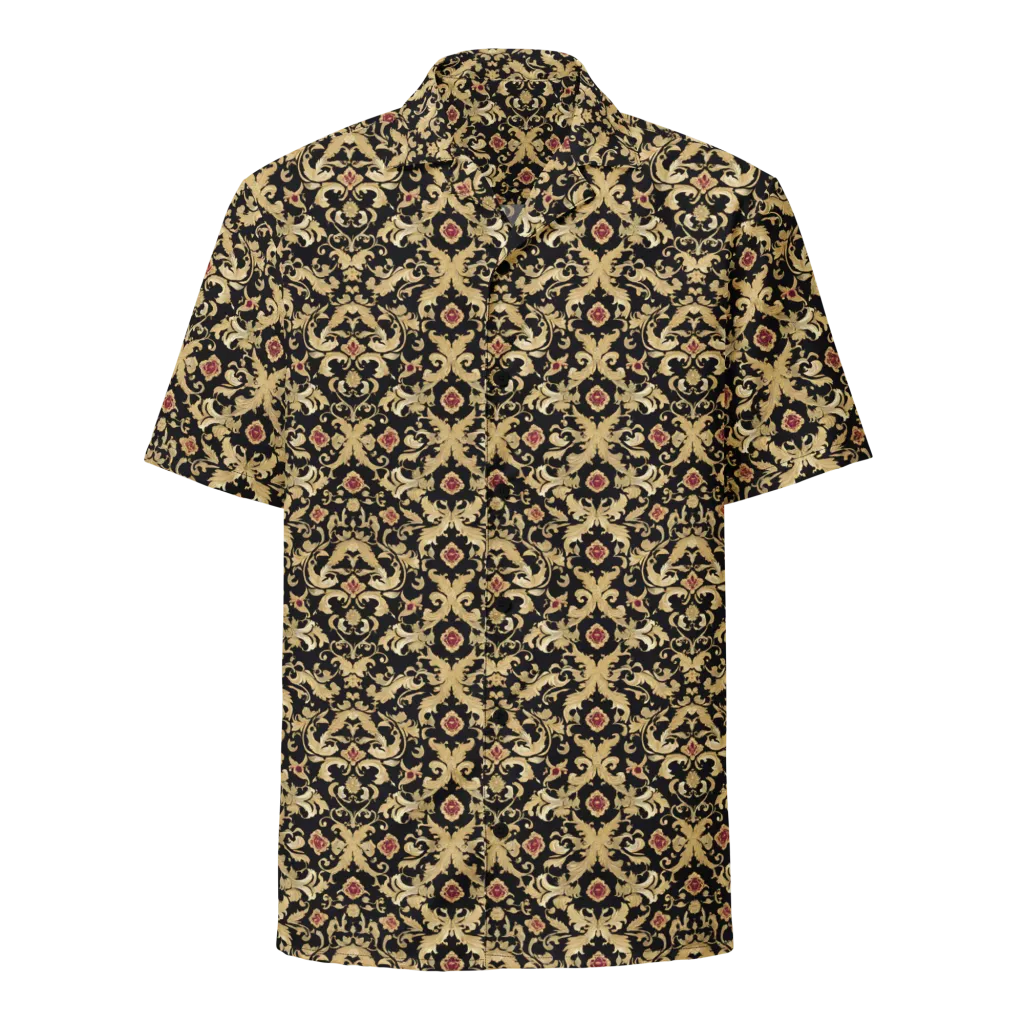 Noir Versailles on Button Shirt — Front