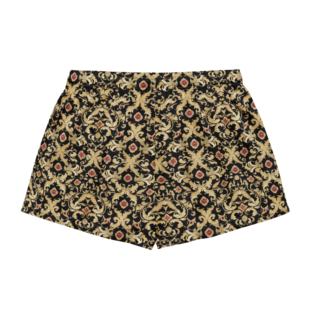 Noir Versailles on Women's Pajama Shorts — Back