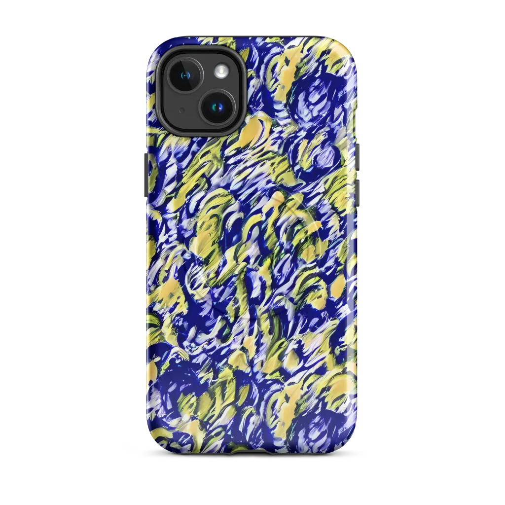 Cobalt Bloomstorm on MagSafe Tough Case for iPhone® — Front