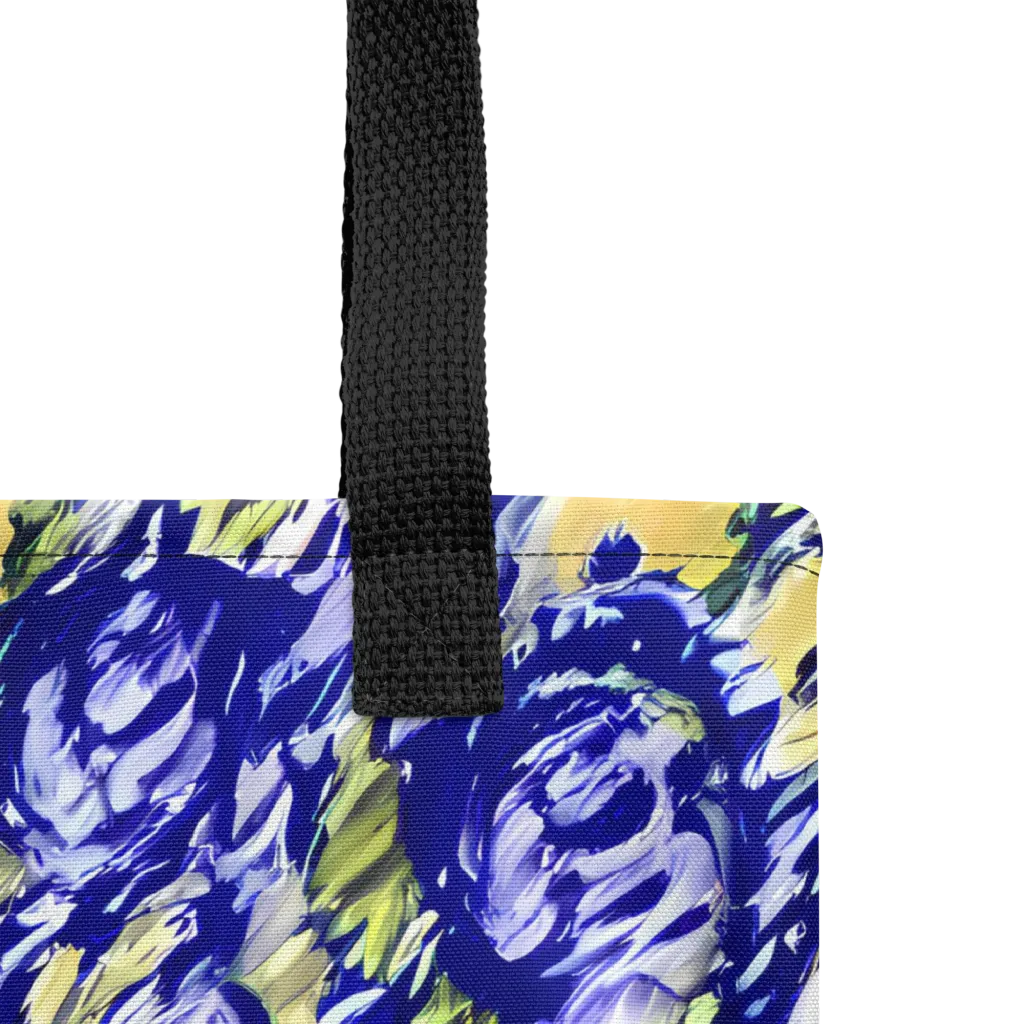 Cobalt Bloomstorm on Tote Bag — Product details