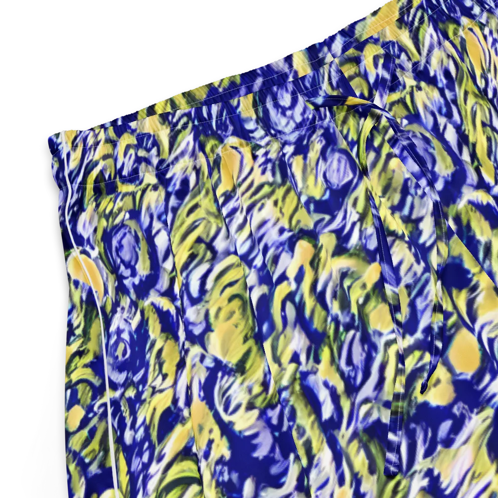 Cobalt Bloomstorm on Women's Pajama Shorts — Product details