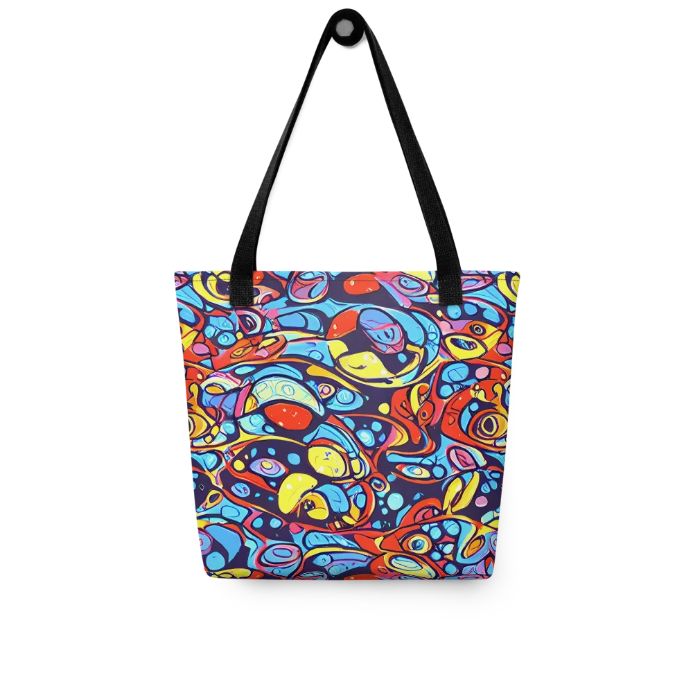 Neon Biomorph on Tote Bag — Front