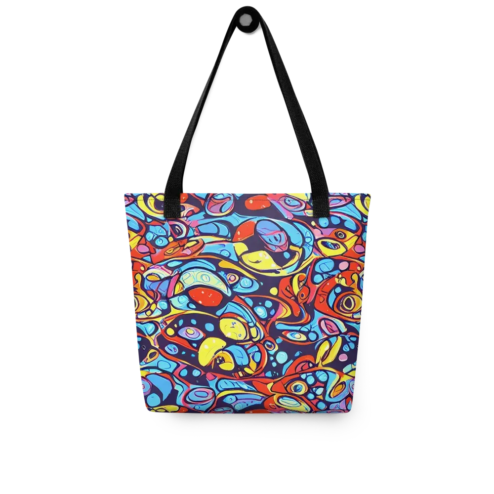 Neon Biomorph on Tote Bag — Front