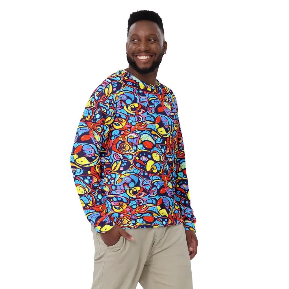 Neon Biomorph on Sweatshirt — Front