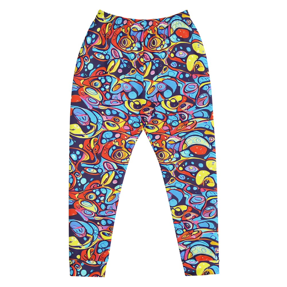 Neon Biomorph on Men's Joggers — Front