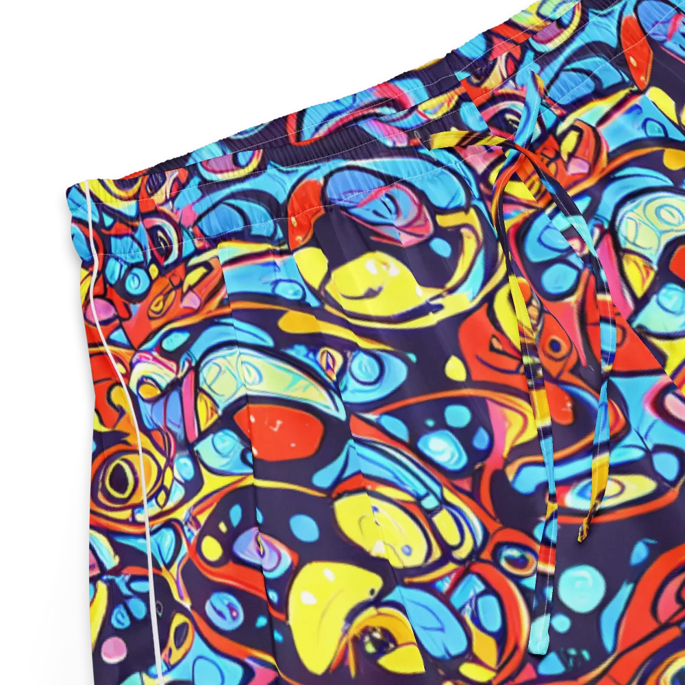 Neon Biomorph on Women's Pajama Shorts — Product details
