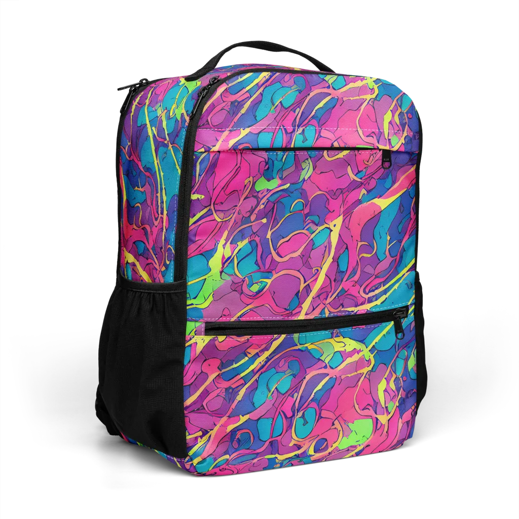 Magenta Velocity on Utility Backpack — Right Front