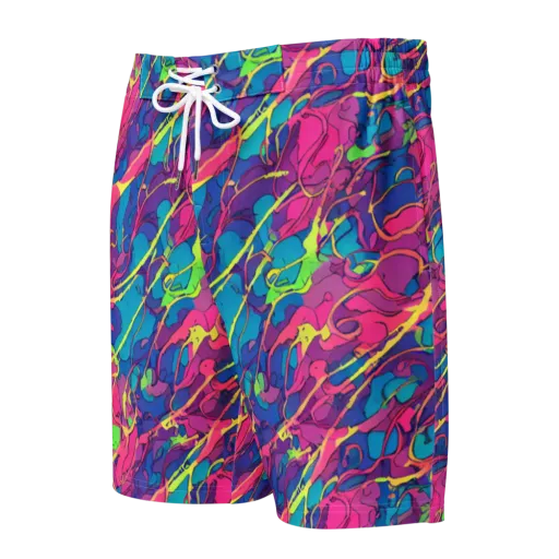 Magenta Velocity on a Men's Board Shorts