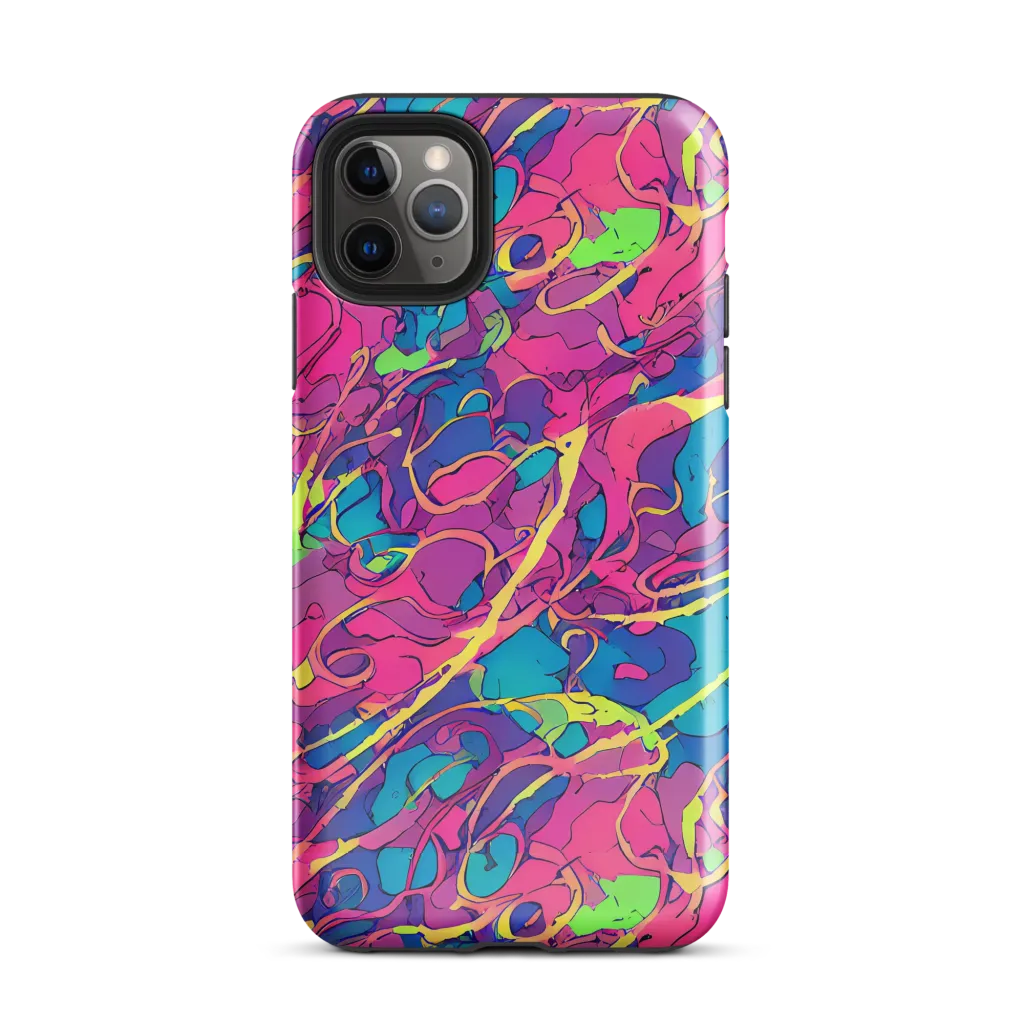 Magenta Velocity on Tough Case for iPhone® — Front