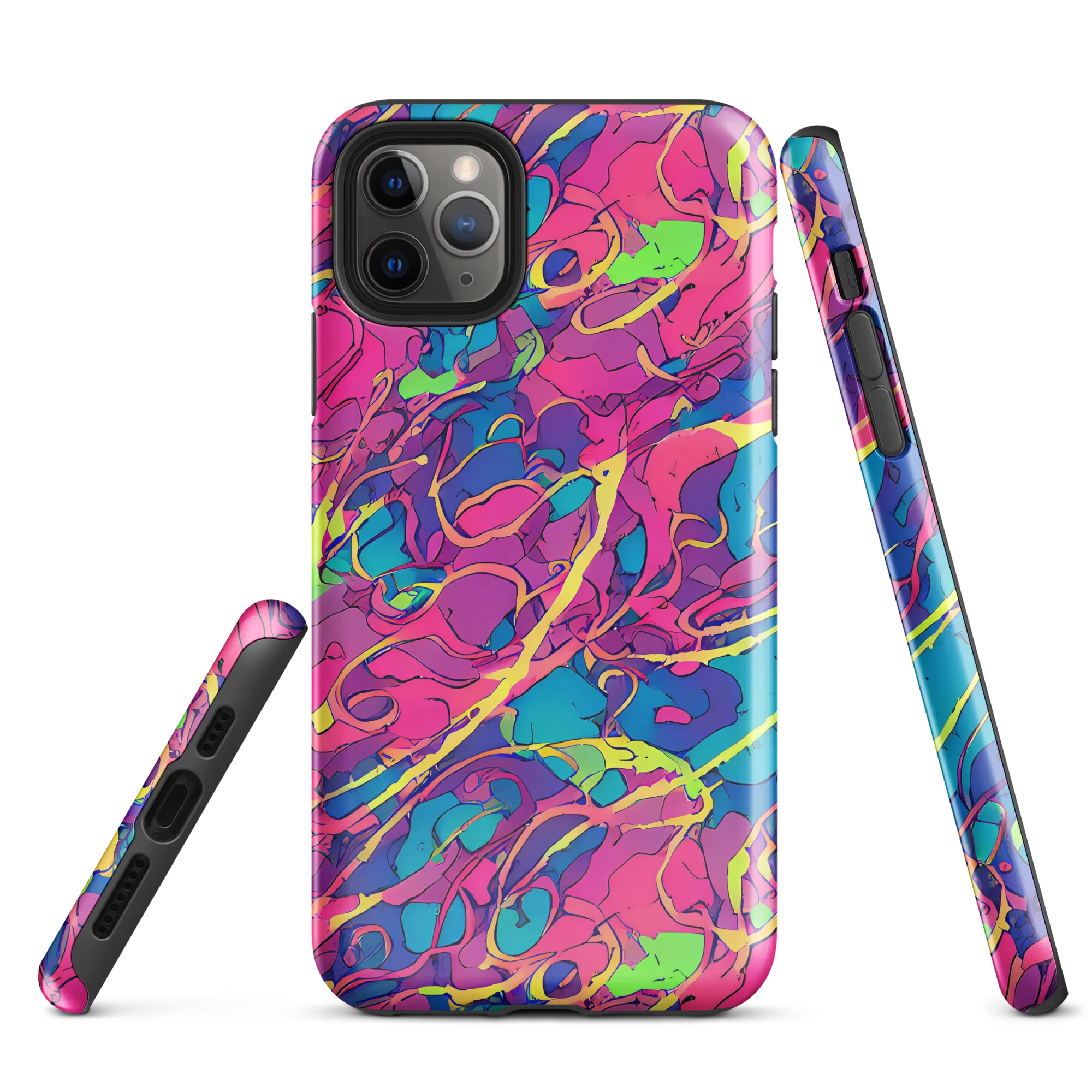 Magenta Velocity on Tough Case for iPhone® — Front