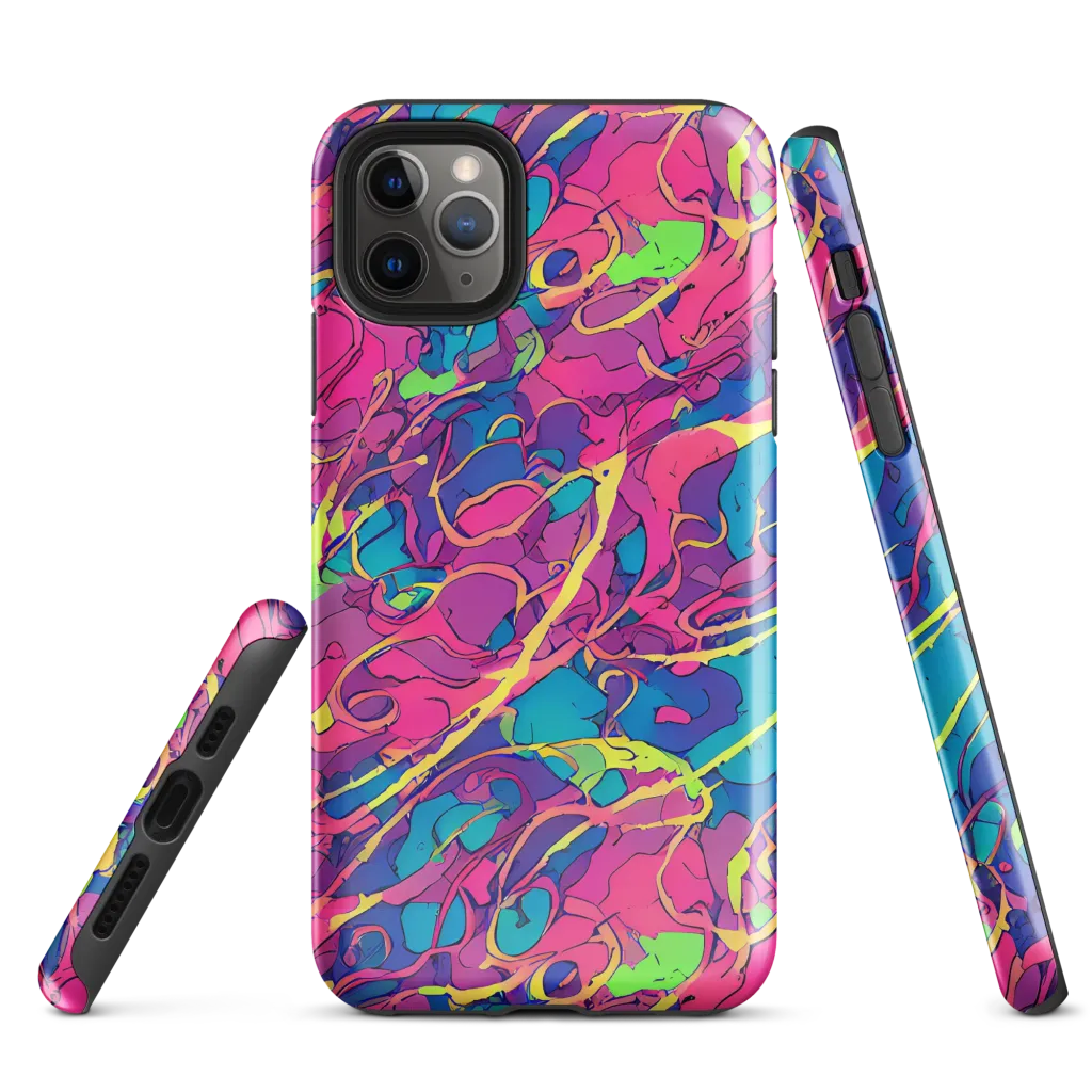 Magenta Velocity on Tough Case for iPhone® — Front
