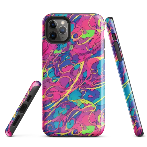Magenta Velocity on a Tough Case for iPhone®