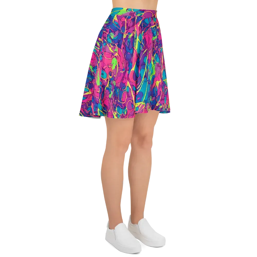 Magenta Velocity on Skater Skirt — Right