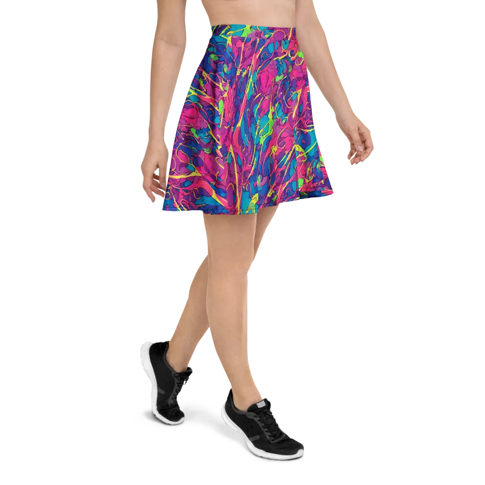 Magenta Velocity on Skater Skirt — Right