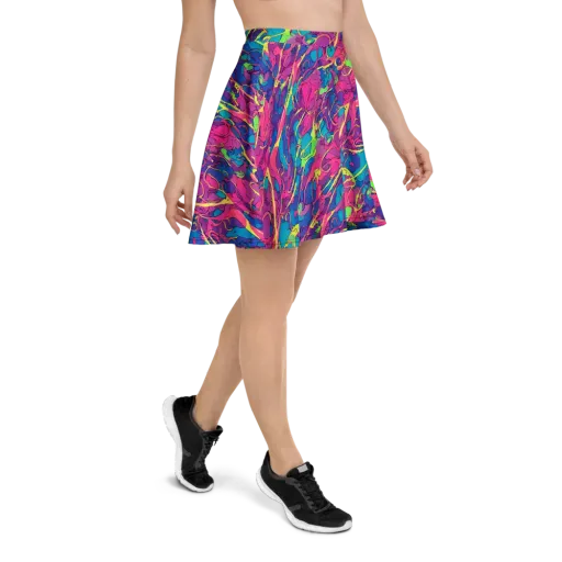 Magenta Velocity on a Skater Skirt