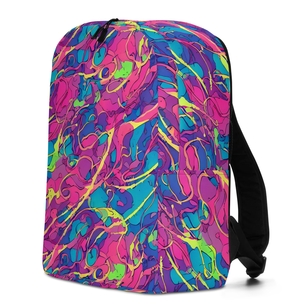 Magenta Velocity on Minimalist Backpack — Left
