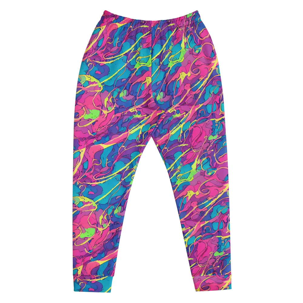 Magenta Velocity on Men's Joggers — Front