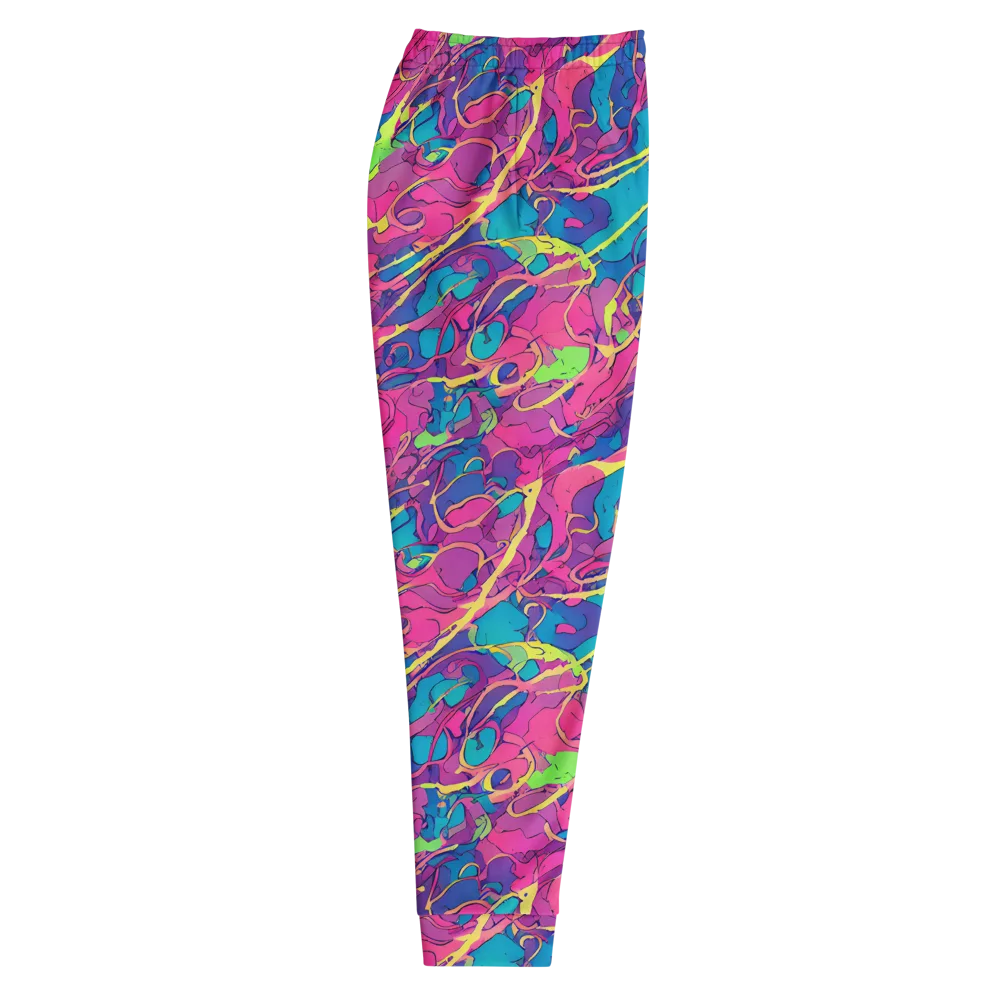 Magenta Velocity on Men's Joggers — Right
