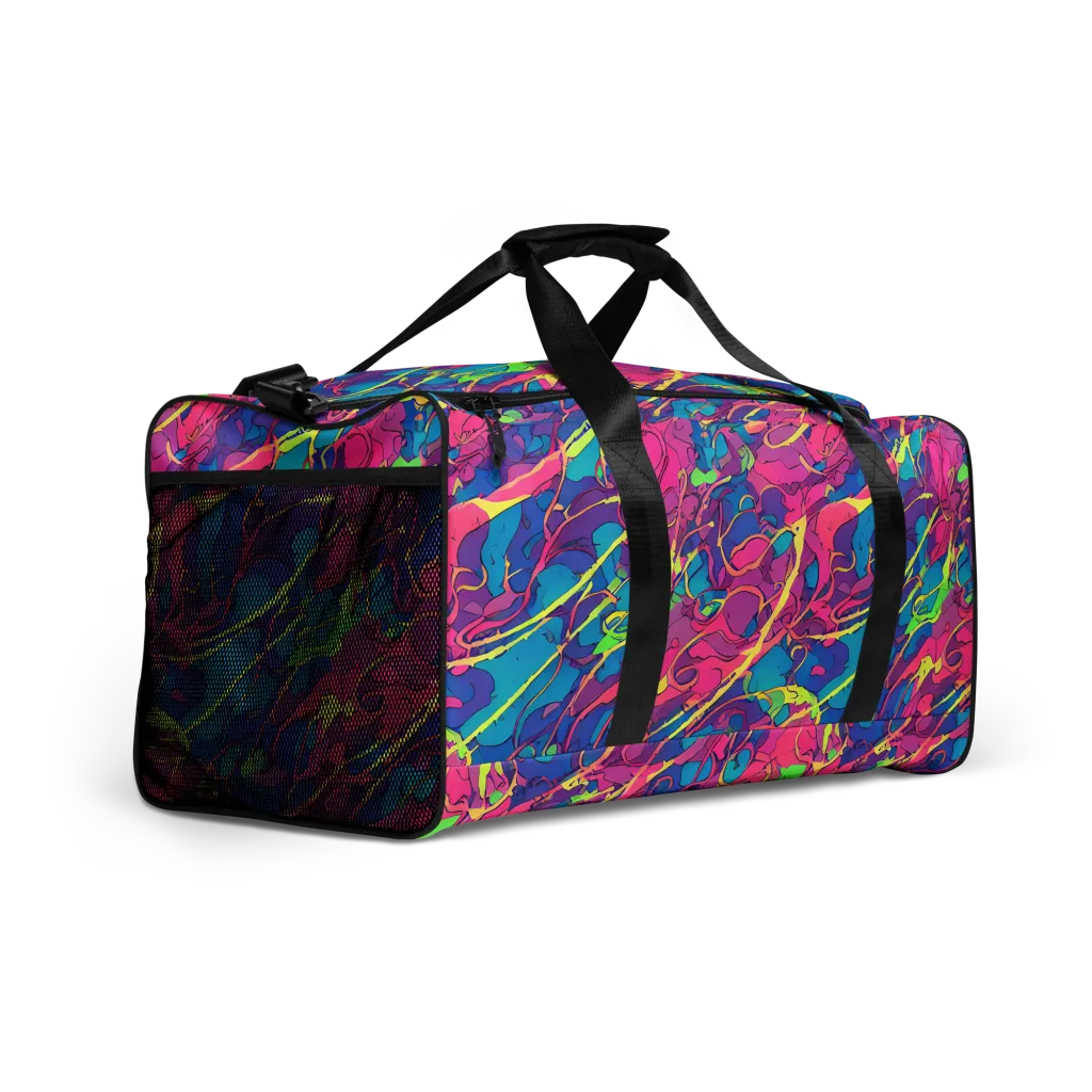 Magenta Velocity on Duffle Bag — Right Front