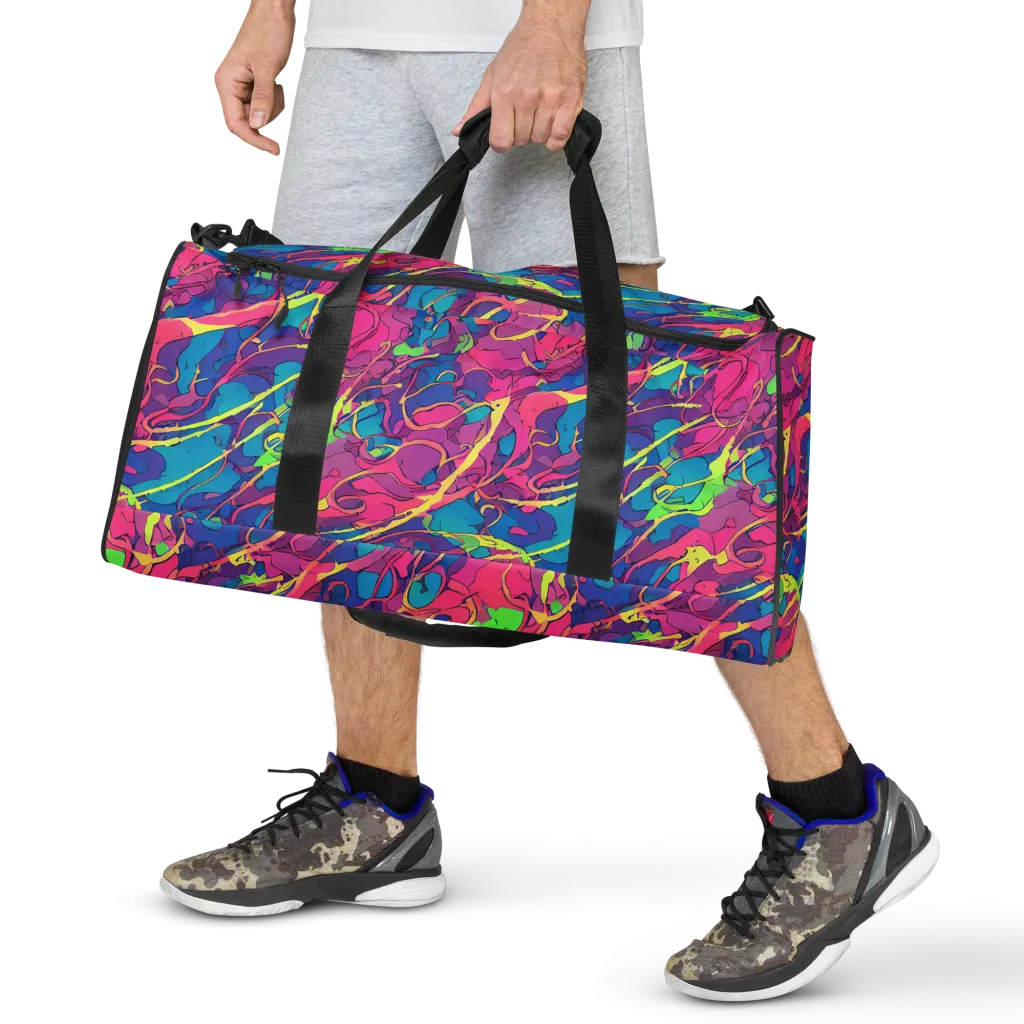 Magenta Velocity on Duffle Bag — Front