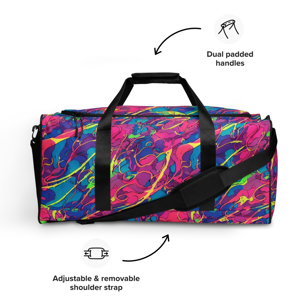 Magenta Velocity on Duffle Bag — Front