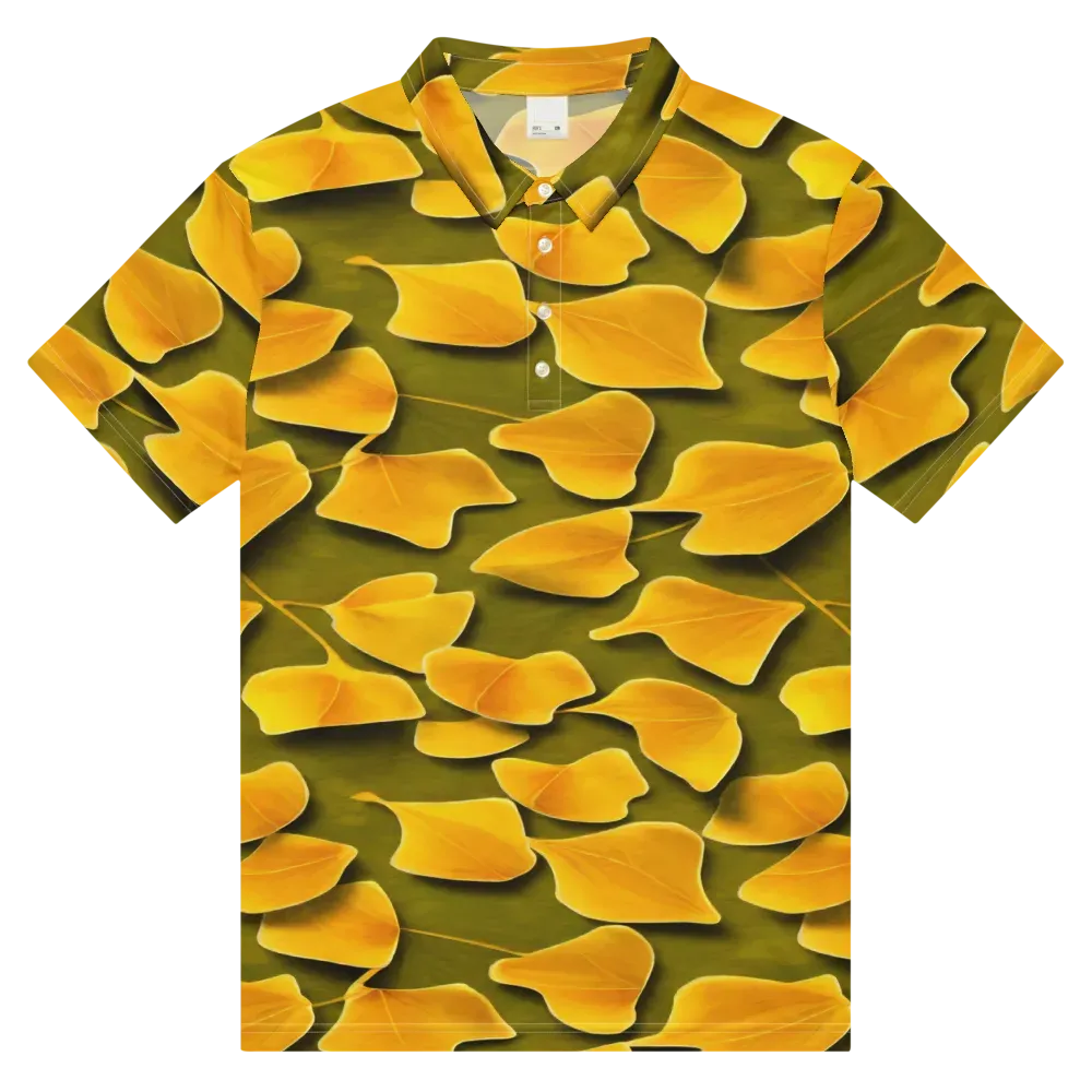 Autumn Relic on Men's Slim Fit Polo Shirt — Front