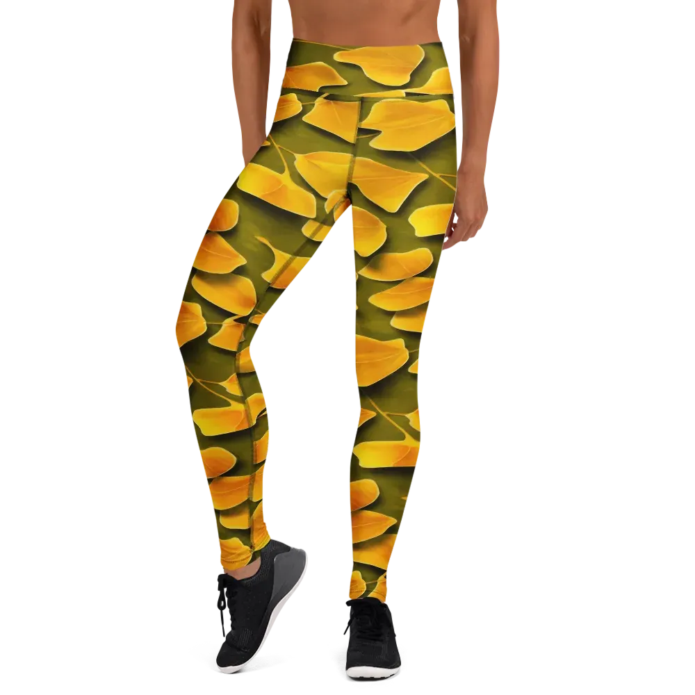 Autumn Relic on Yoga Leggings — Front