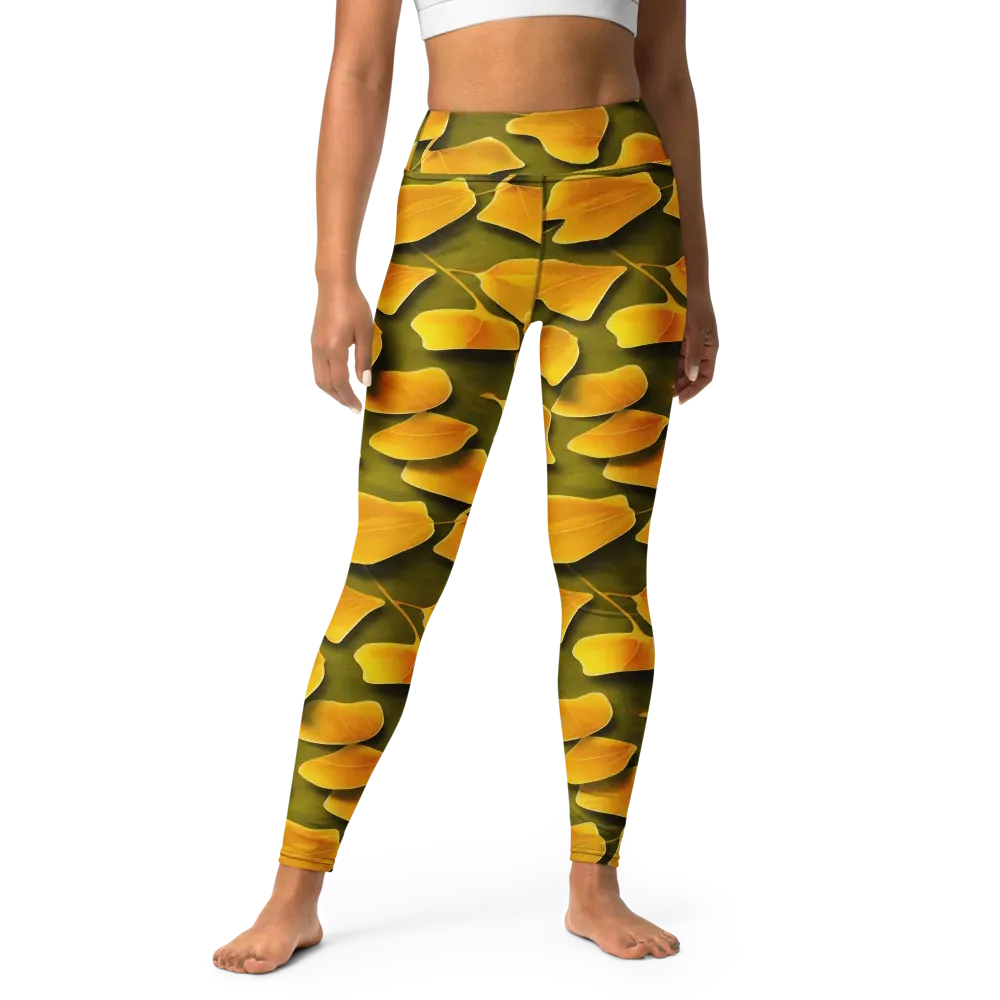 Autumn Relic on Yoga Leggings — Front