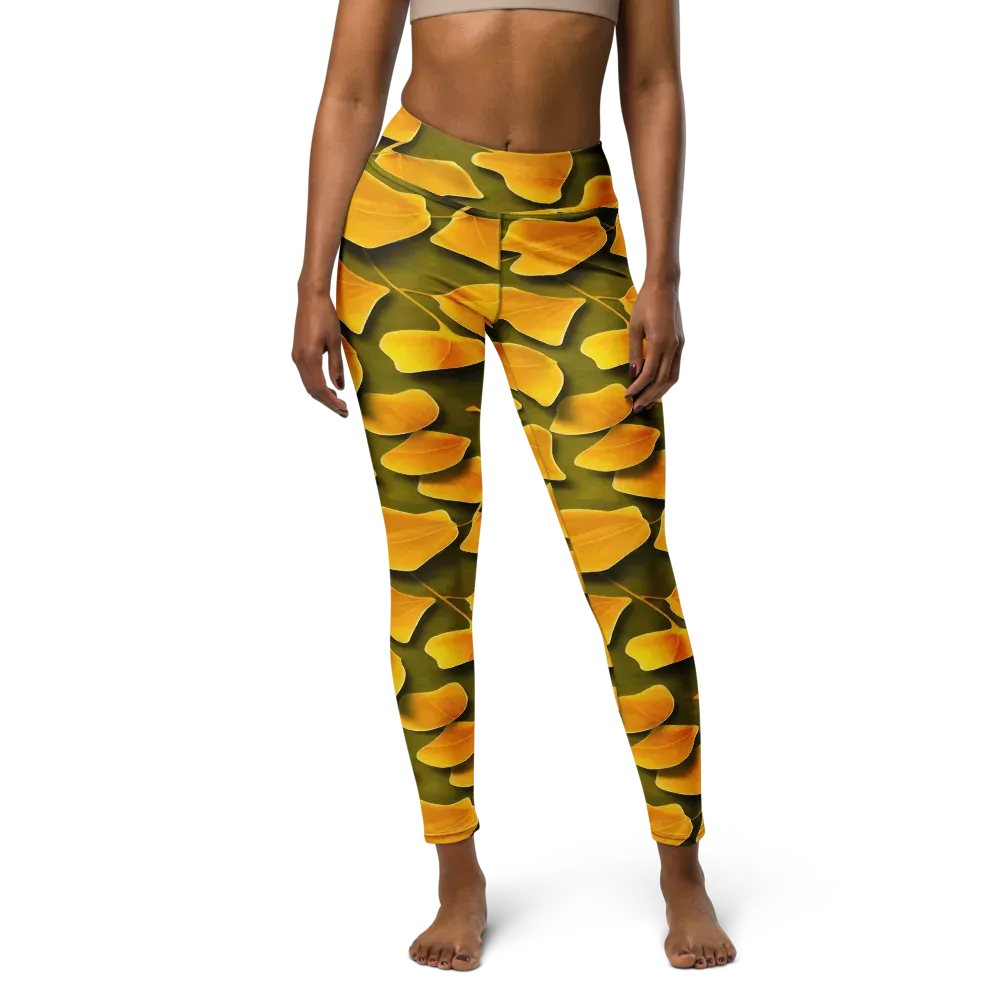Autumn Relic on Yoga Leggings — Front