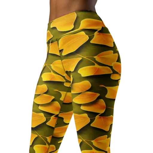 Autumn Relic on a Yoga Leggings