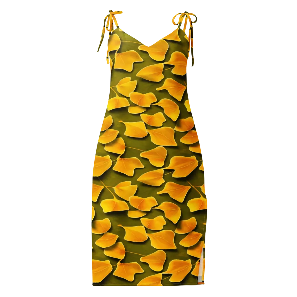 Autumn Relic on Slip Dress — Front